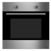 EINBAUBACKOFEN  - Schwarz, Basics, Metall (59.5/59.5/56.5cm) - PKM