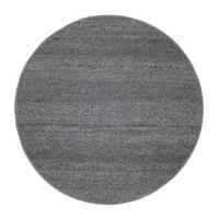 HANDWEBTEPPICH 250/250 cm Helsinki Anthrazit  - Anthrazit, Basics, Textil (250/250cm) - Linea Natura
