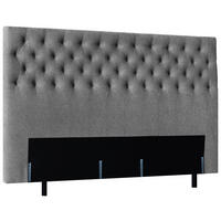 HUVUDGAVEL  - mörkgrå, Klassisk, trä/textil (212/131/13cm) - Ambiente