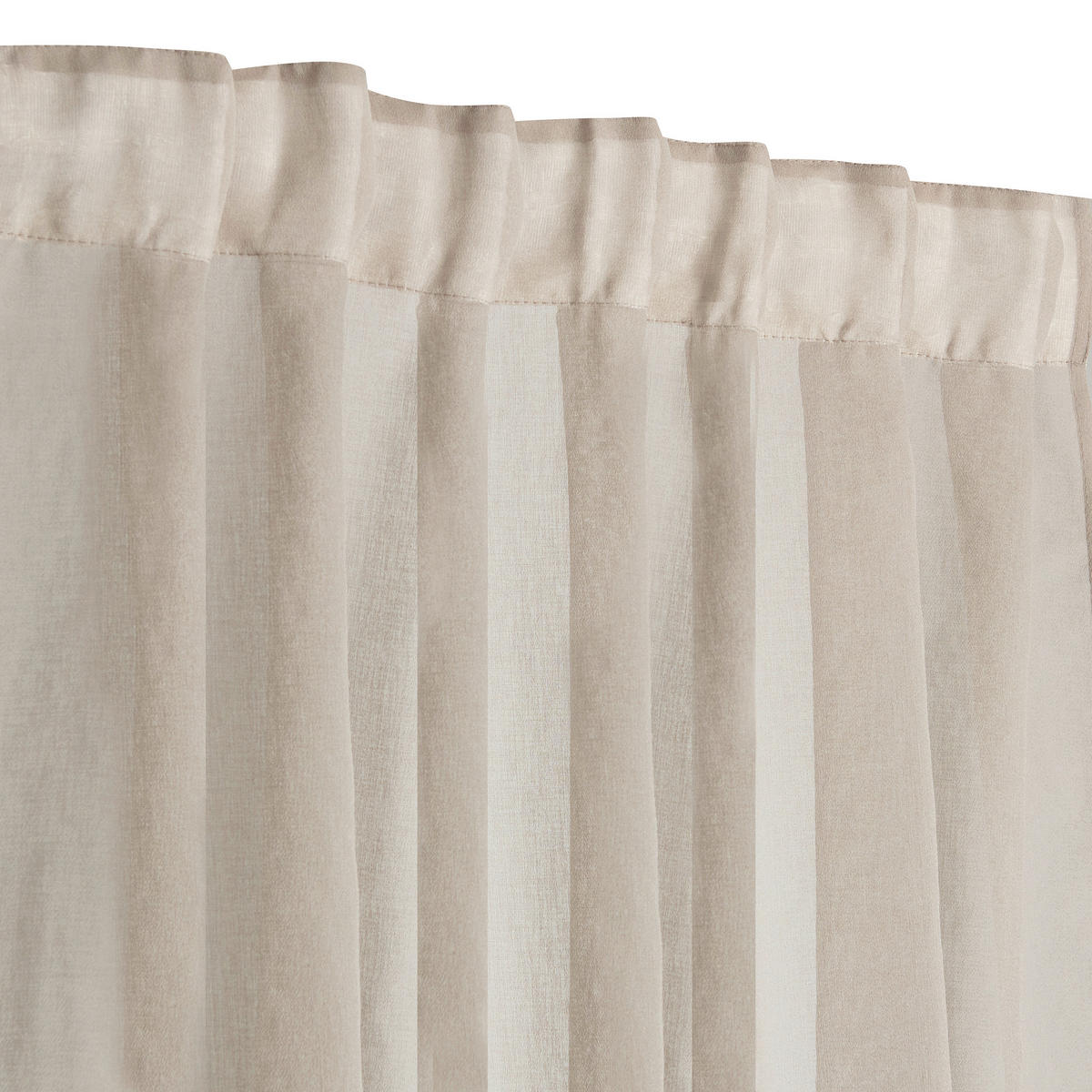 FERTIGVORHANG  halbtransparent   140/240 cm  - Beige, Basics, Textil (140/240cm)