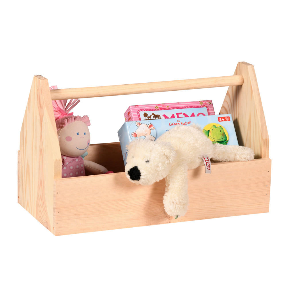 KISTE     - Kieferfarben, Basics, Holz (42/26/21cm) - Kesper