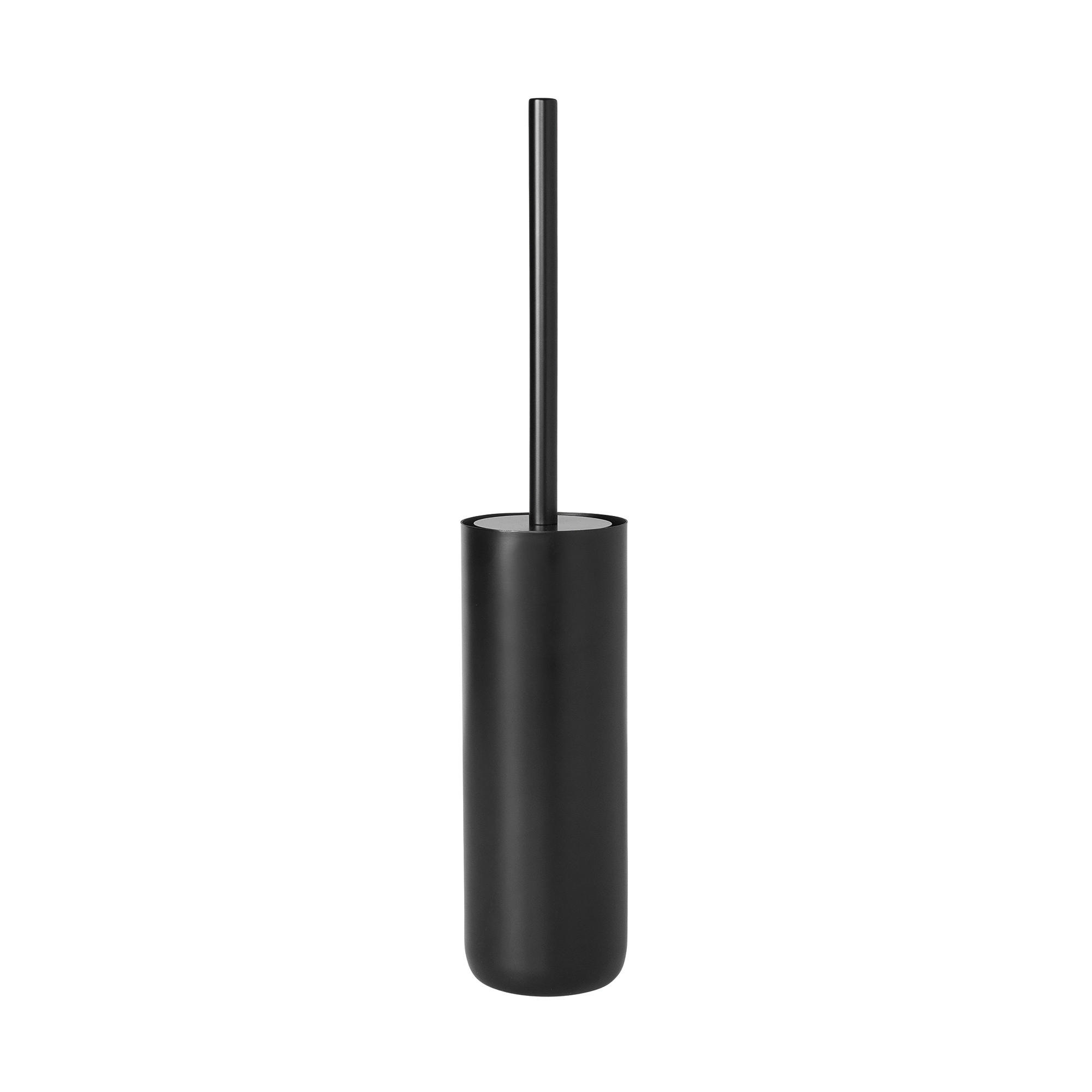 WC-BÜRSTENGARNITUR - Schwarz, Basics, Kunststoff/Metall (8,9/8,9/49cm) - Blomus