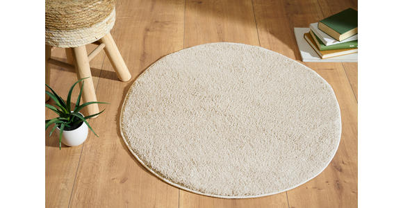 WEBTEPPICH 80 cm Relax Creme - Creme, KONVENTIONELL, Textil (80cm) - Novel