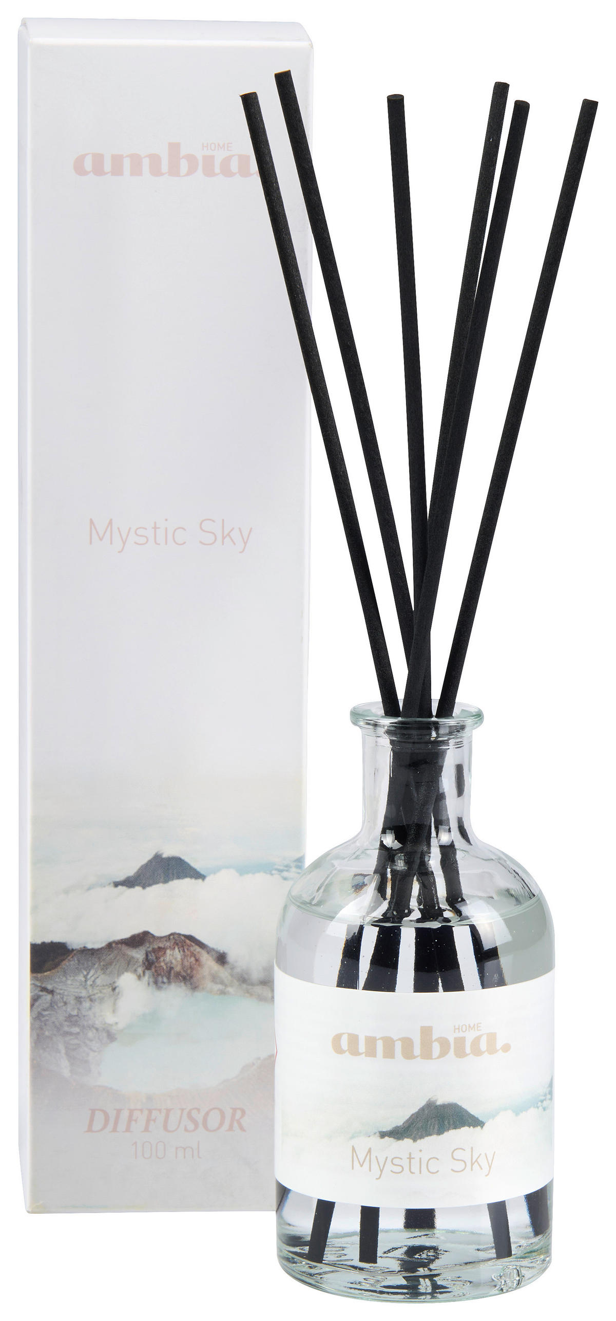 RAUMDUFT 100 ml Amber, orientalisch, fruchtig  - Grauweiß, Basics, Glas (100ml) - Ambia Home