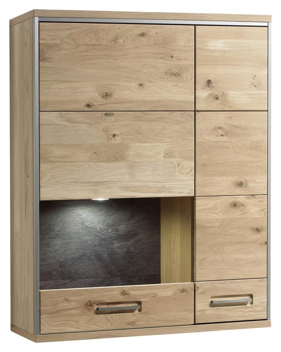 HÄNGEELEMENT in Eichefarben - Hellbraun/Eichefarben, Konventionell, Glas/Holz (94/120/39cm) - MID.YOU