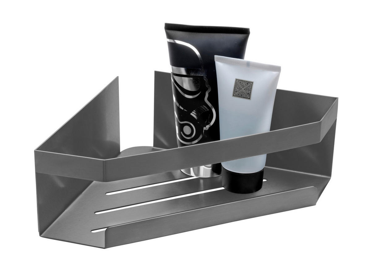 DUSCHABLAGE Metall  - Grau, KONVENTIONELL, Metall (28,5/8/18cm) - Schöner Wohnen