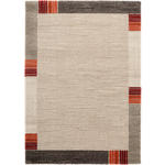 WEBTEPPICH 65/130 cm Palazzo Lobo Dunkelbraun, Beige  - Dunkelbraun/Beige, KONVENTIONELL, Textil (65/130cm) - Novel