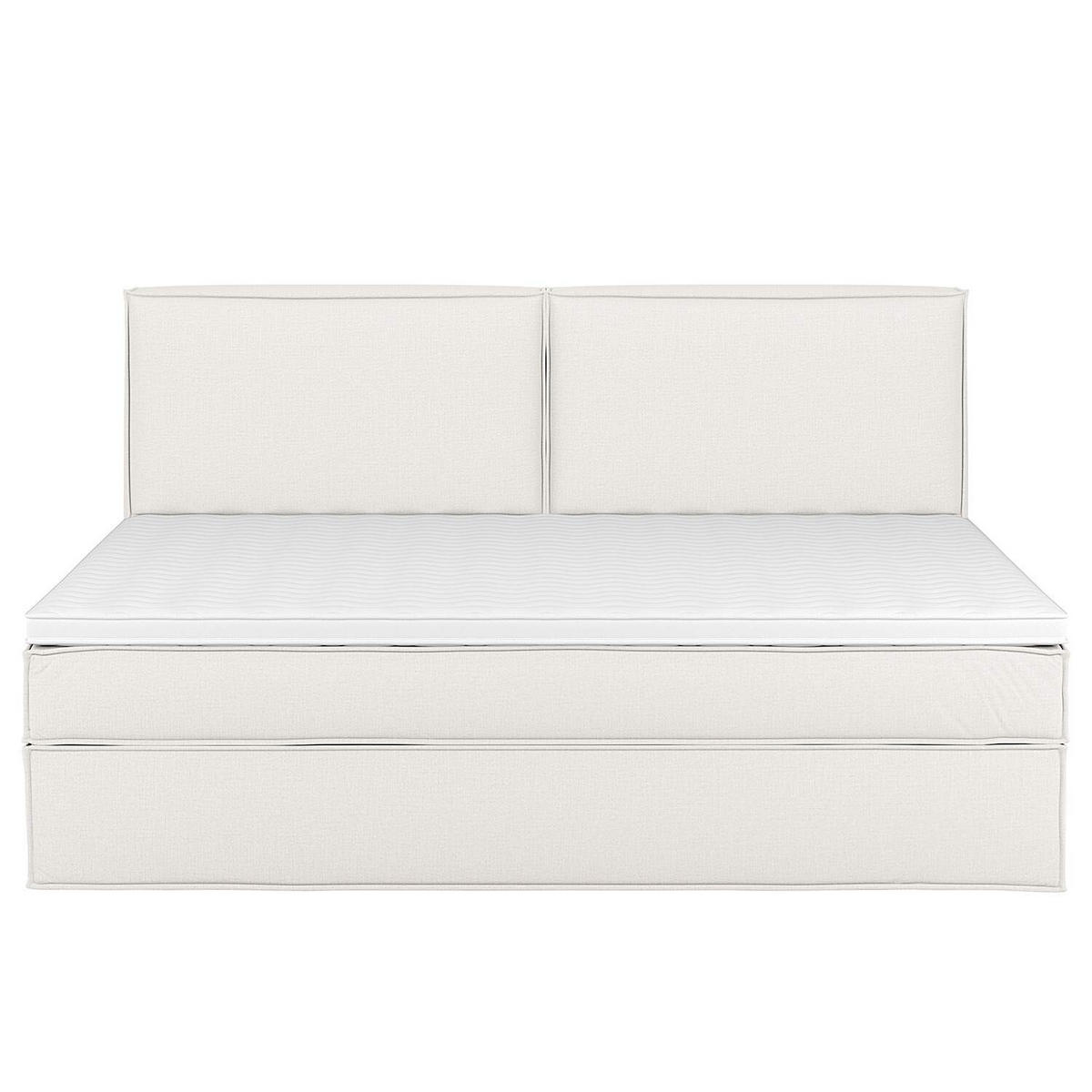 BOXSPRINGBETT 240/200 cm  in Creme  - Creme, Design, Textil (240/200cm) - home24