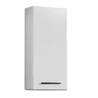 VÄGGHÄNGT SKÅP 30/70/20 cm  - vit/kromfärg, Klassisk, metall/trämaterial (30/70/20cm) - Best Price