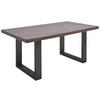 ESSTISCH in Holz, Metall 180/100/77 cm  - Eichefarben/Anthrazit, Design, Holz/Metall (180/100/77cm) - MID.YOU