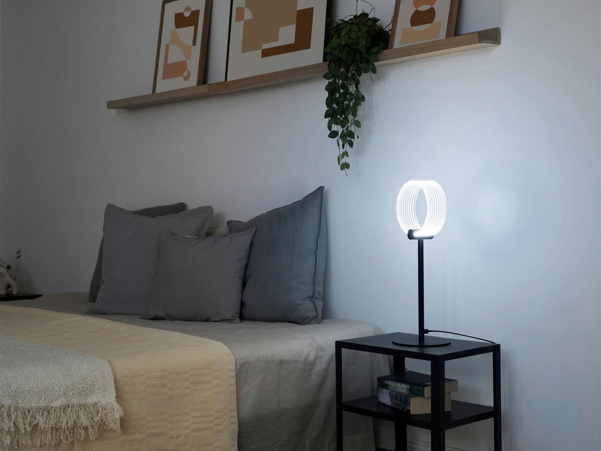 LED-TISCHLEUCHTE 16/44 cm   - Schwarz, Design, Kunststoff (16/44cm) - Osram