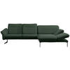 ECKSOFA  in Webstoff Grün  299/203 cm  - Anthrazit/Grün, Design, Textil/Metall (299/203cm) - Himolla