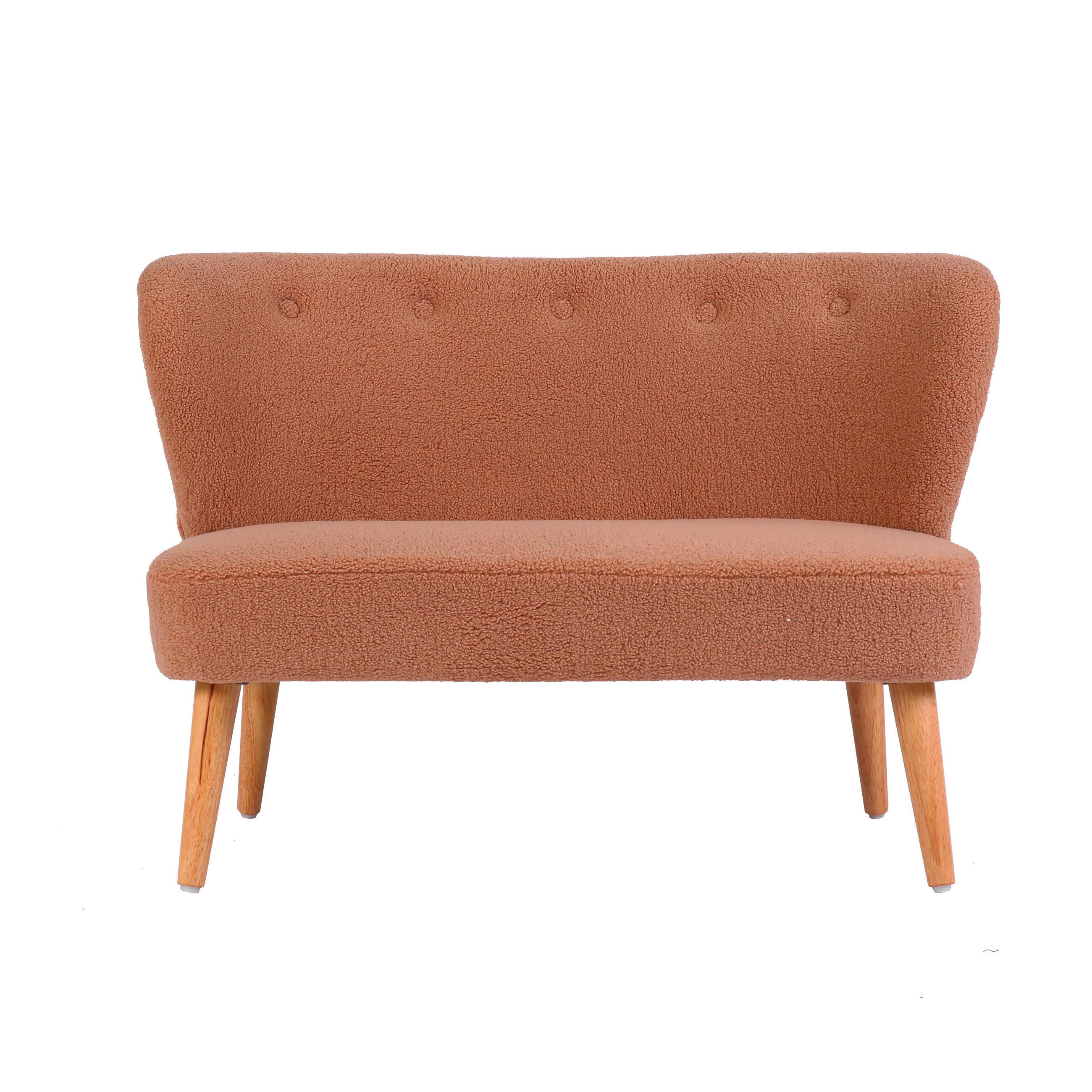 KINDERSITZBANK TEDDY Cappuccino  - Cappuccino, Trend, Holz/Kunststoff (88,5/51,5/60,5cm) - Jimmylee