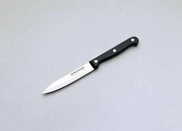 NOŽ KUHINJSKI             0 cm  - srebrne boje/crna, Konvencionalno, metal/plastika (0cm) - Justinus