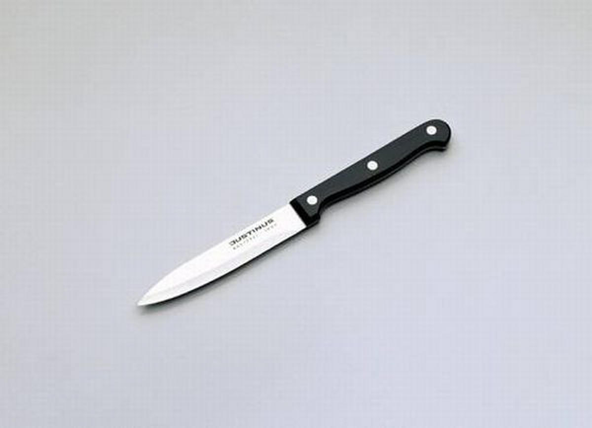 NOŽ KUHINJSKI             0 cm  - srebrne boje/crna, Konvencionalno, metal/plastika (0cm) - Justinus