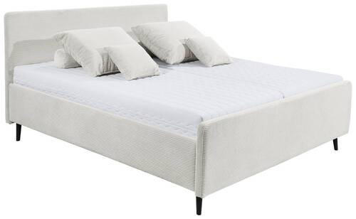 Thumbnail - Mid.you Polsterbett, Creme, Textil, 180x200 cm, gepolstertes Kopfteil, Schlafzimmer, Betten, Polsterbetten