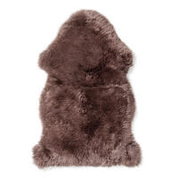 SCHAFFELL 60/90 cm Schaffell Braun Tierform  - Braun, Natur, Fell (60/90cm) - Linea Natura