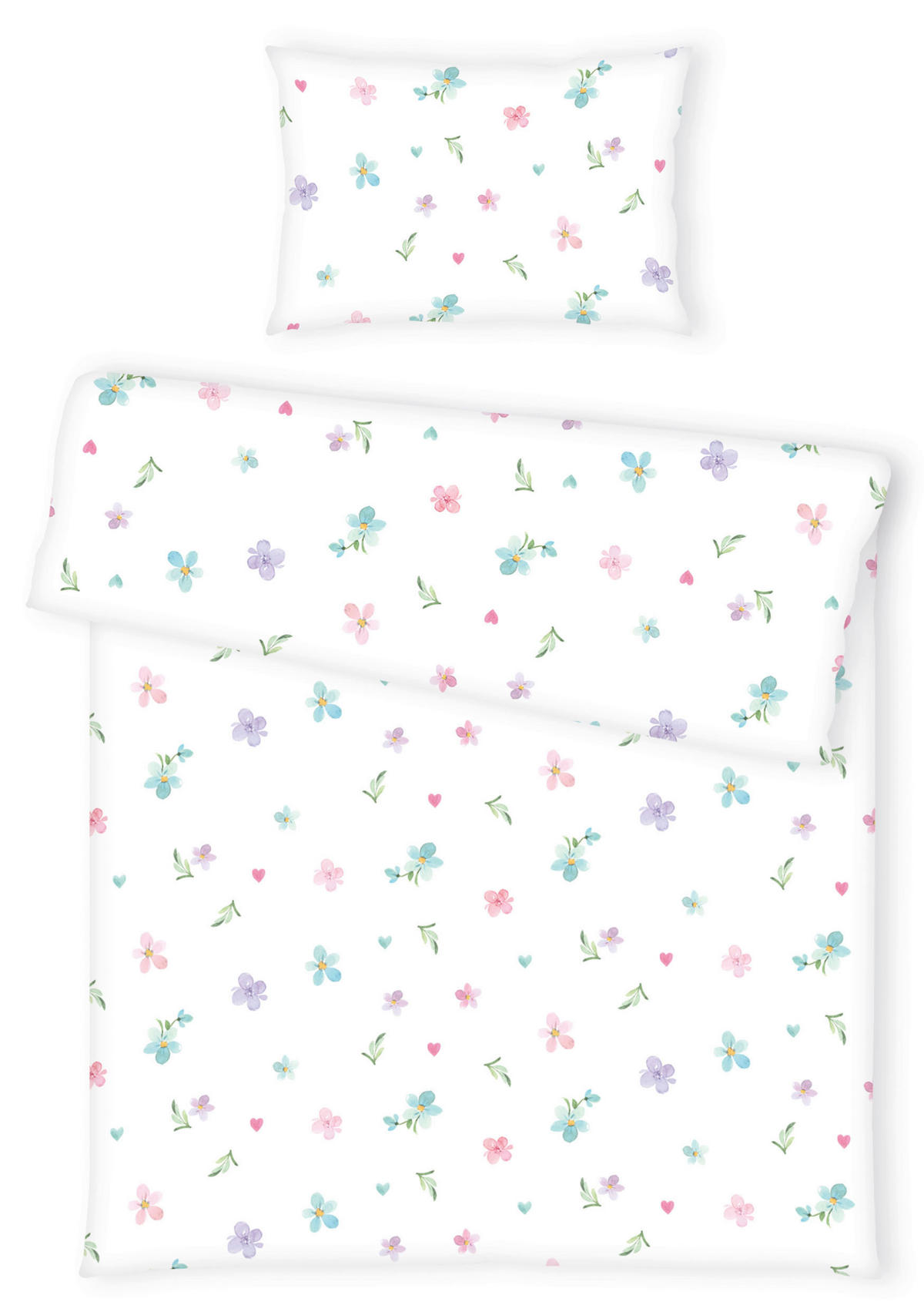 BABYBETTWÄSCHE Little Turtle Renforcé 100/135 cm  - Multicolor, Basics, Textil (100/135cm) - baby best