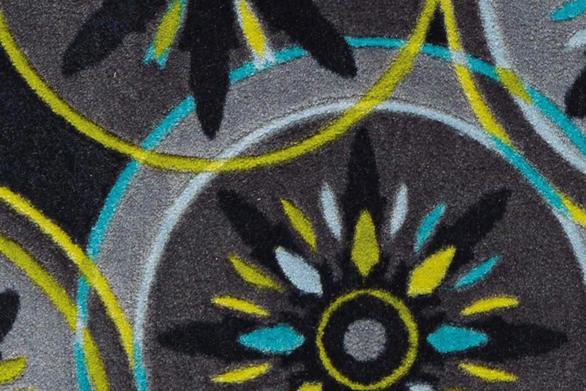 FUSSMATTE 64/168 cm  - Blau, Basics, Kunststoff/Textil (64/168cm) - Kayoom