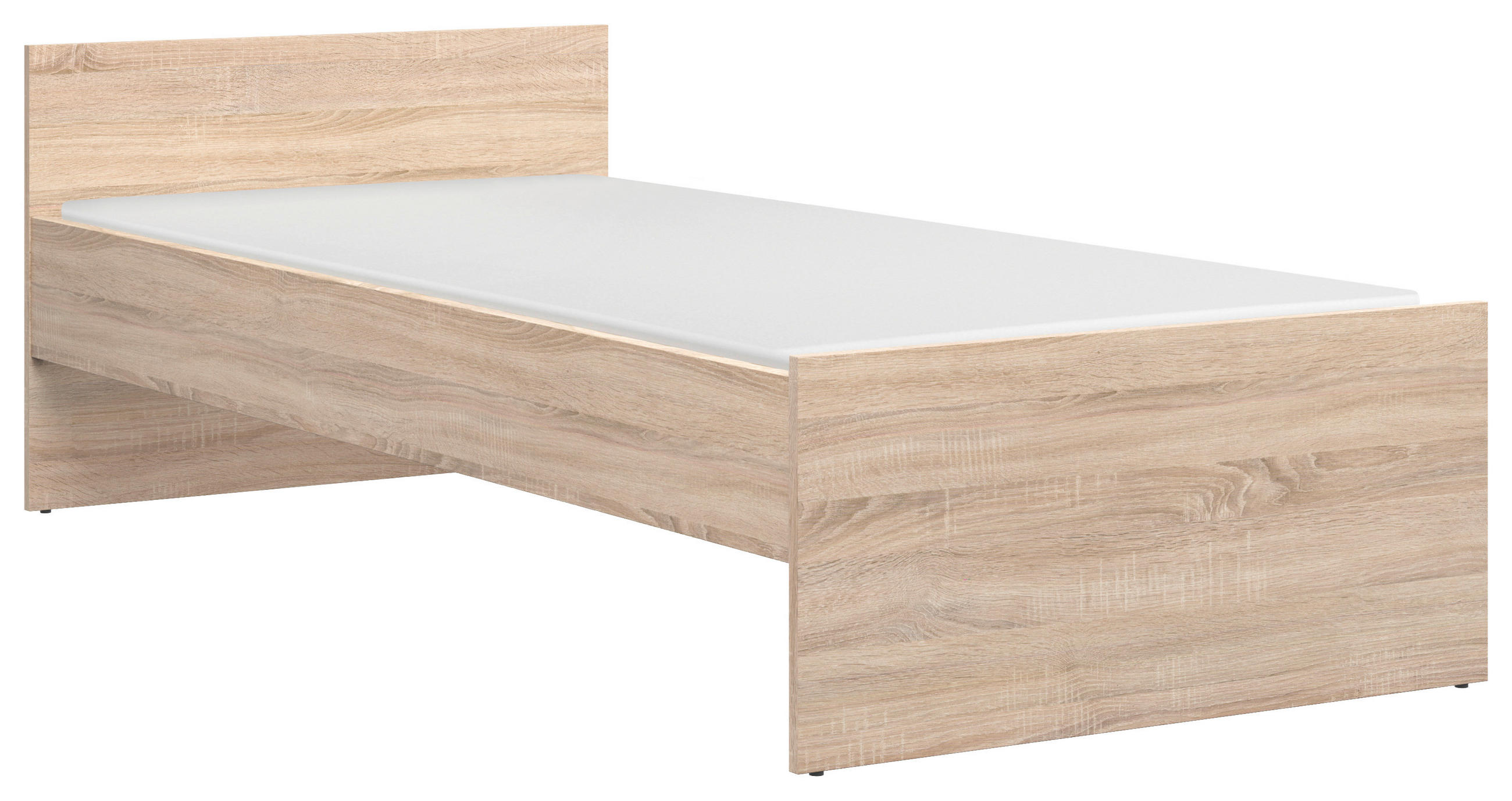 BETT 90/200 cm  in Sonoma Eiche  - Sonoma Eiche, MODERN, Holz/Holzwerkstoff (90/200cm) - MID.YOU