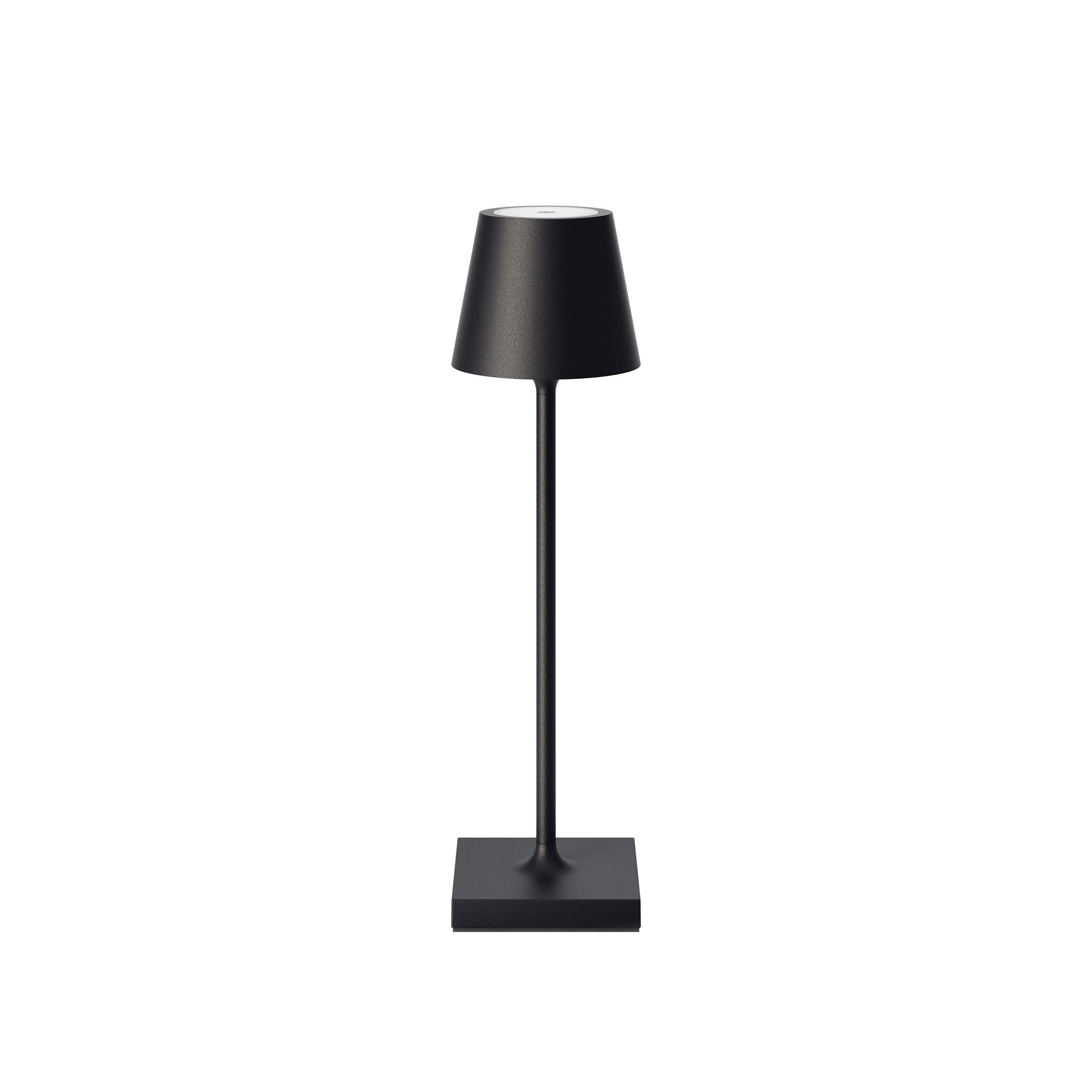 Sigor Akku-Tischleuchte Nuindie Schwarz 5.6x21x5.6 cm