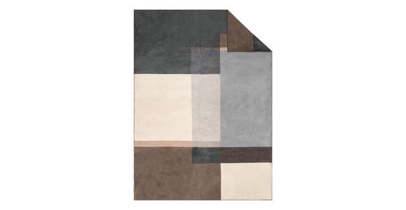 DECKE 150/200 cm - Braun/Grau, Basics, Textil (150/200cm) - Novel
