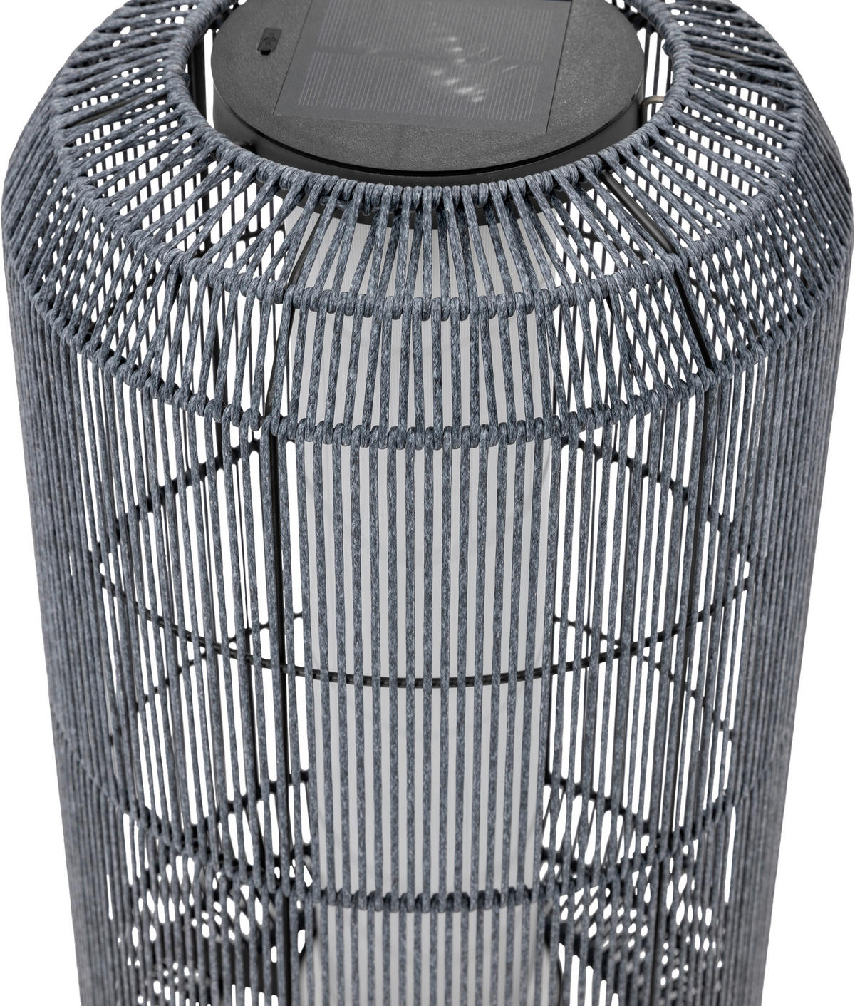 SOLARLEUCHTE  - Dunkelgrau, Design, Kunststoff/Metall (30/55/30cm) - Ambia Garden