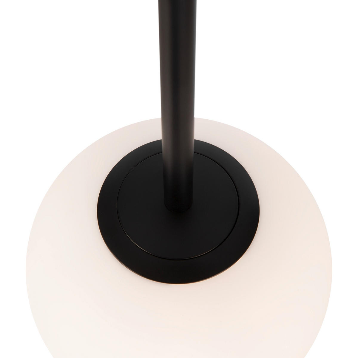 PENDELLEUCHTE 15/180 cm    - Weiss/Schwarz, Trend, Glas/Metall (15/180cm) - MAYTONI