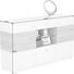 SIDEBOARD Eichefarben, Weiß - Eichefarben/Weiß, Design, Holzwerkstoff/Metall (165/94/42cm) - VALDERA