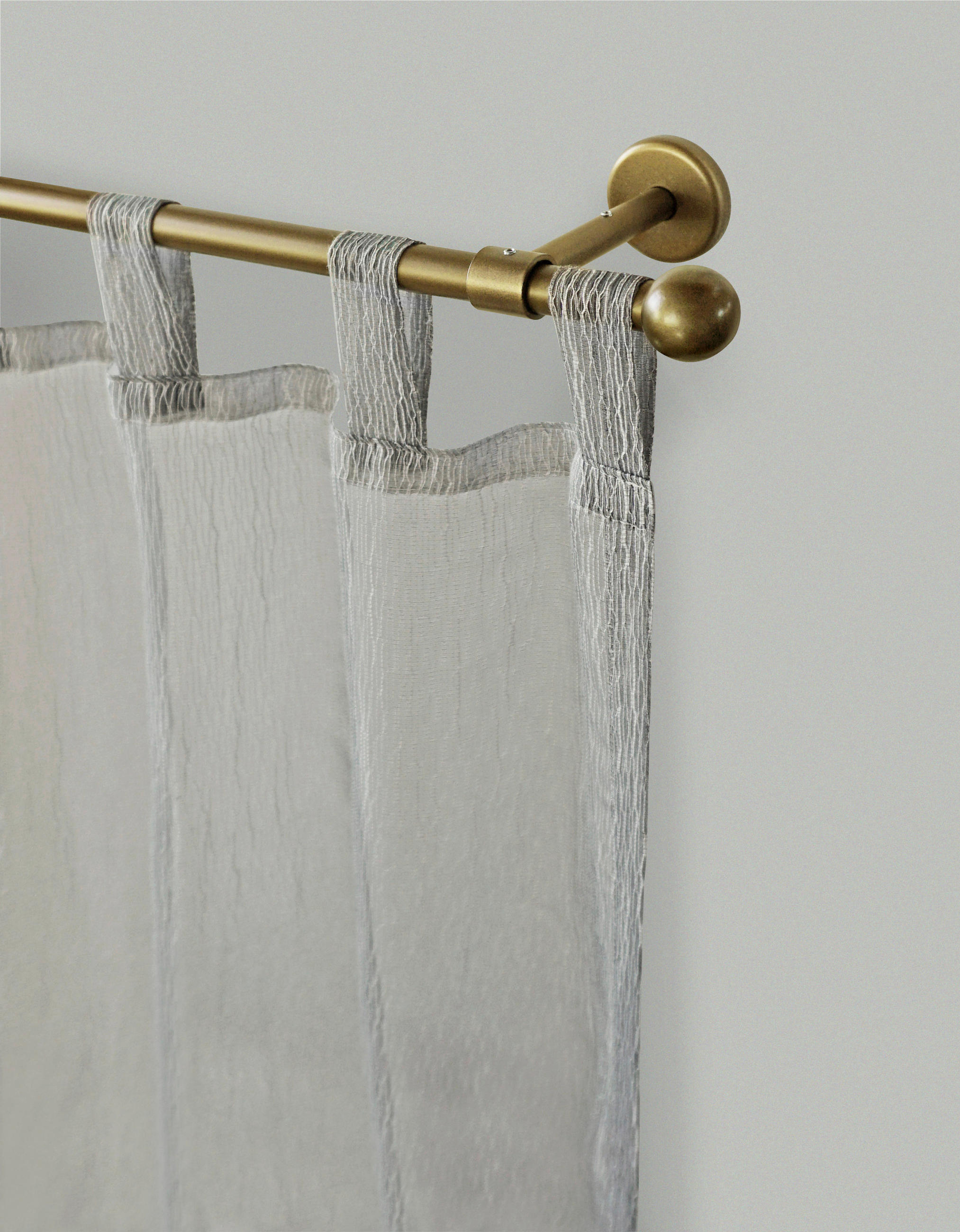 VORHANGSTANGE 430 cm - Goldfarben, KONVENTIONELL, Metall (430cm)