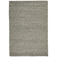 RUČNĚ TKANÝ KOBEREC, 130/190 cm, šedá - šedá, Basics, textil (130/190cm) - Linea Natura