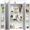 SPIEGELSCHRANK 90/72/17 cm  - Weiß, Basics, Glas/Holzwerkstoff (90/72/17cm) - Xora