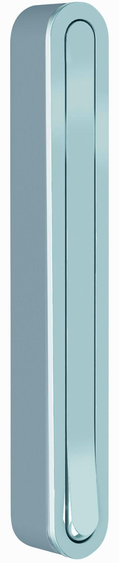 WANDHAKEN  in Silberfarben, Chromfarben  - Chromfarben/Silberfarben, Design, Kunststoff/Metall (2,1/16/2,1-15,6cm)