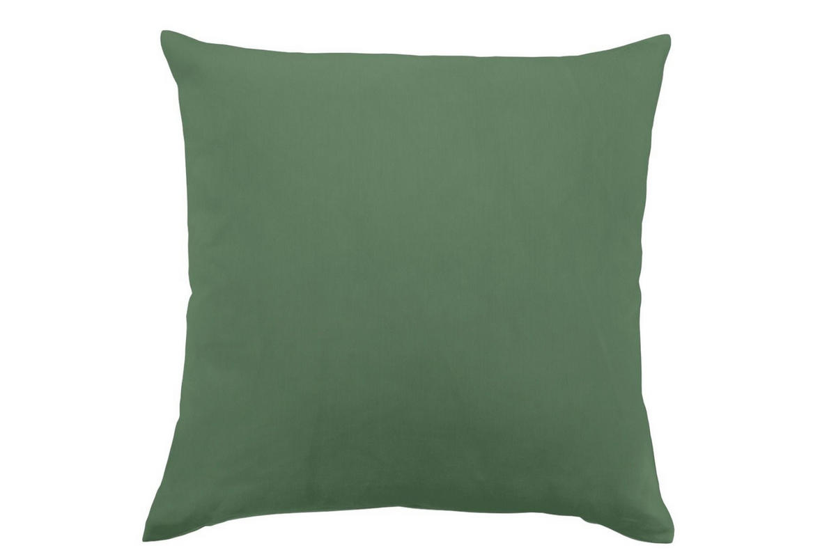 KISSENHÜLLE Panama 50/50 cm  - Grün, Basics, Textil (50/50cm) - Bio:Vio