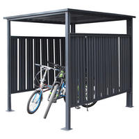 FAHRRADGARAGE 180/210/200 cm  - Anthrazit, Basics, Metall (180/210/200cm)