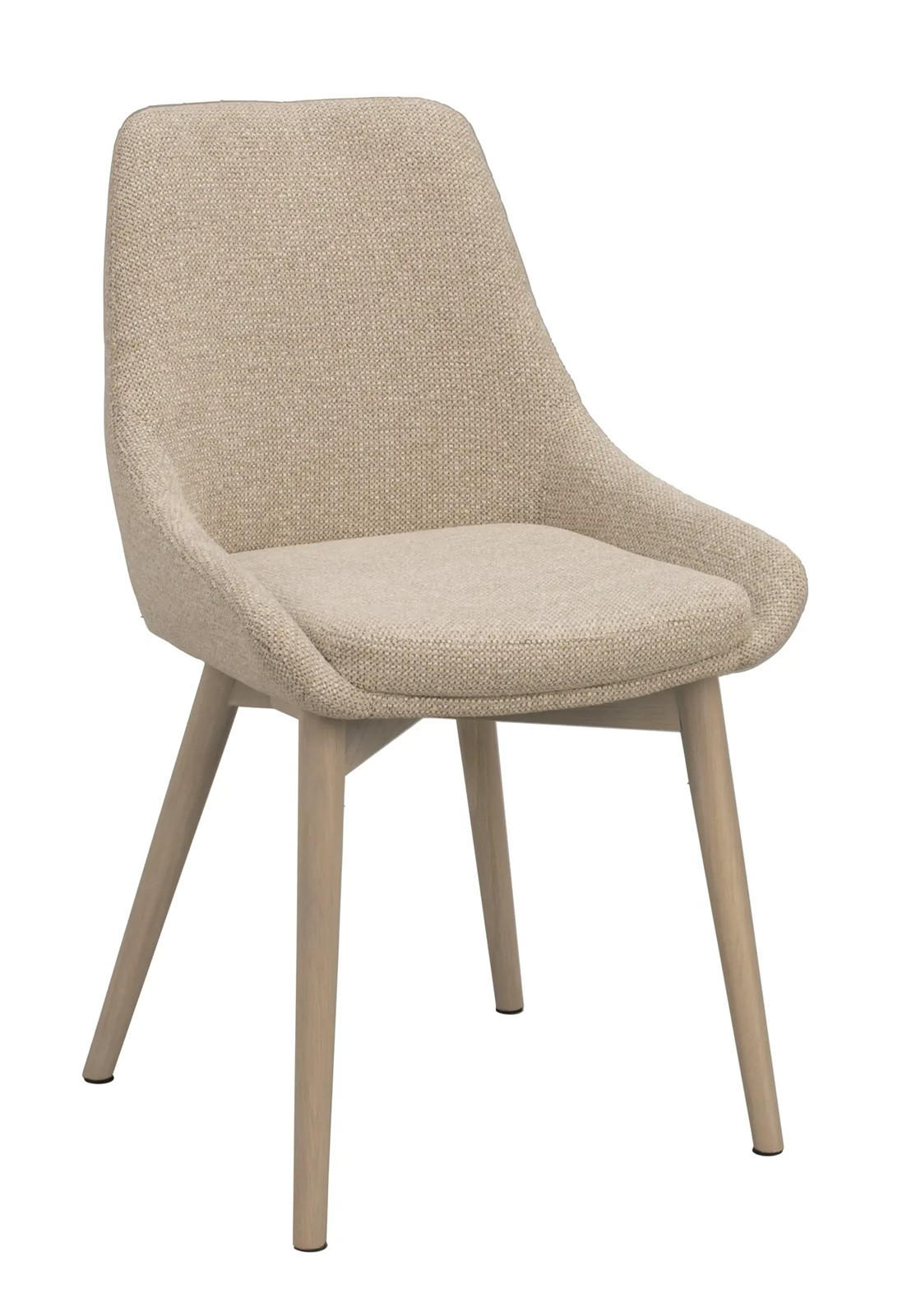STOL     beige, ek Bianco  - beige/ek Bianco, Klassisk, metall/trä (49/85/55cm) - Rowico