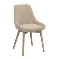 STOL     beige, ek Bianco  - beige/ek Bianco, Klassisk, metall/trä (49/85/55cm) - Rowico