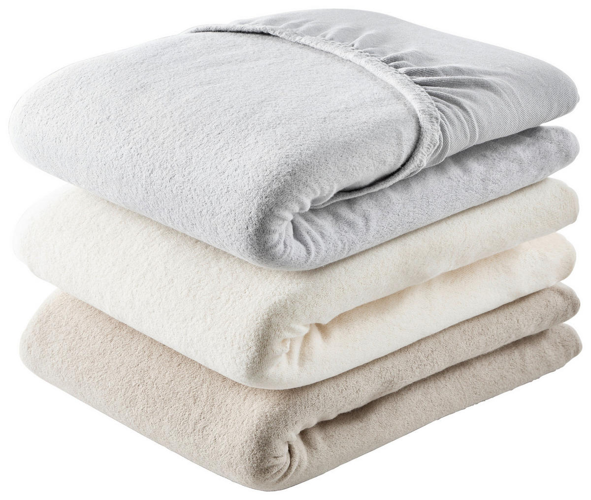 SPANNBETTTUCH ALERT  - Hellbraun, Basics, Textil (150/200cm) - Novel