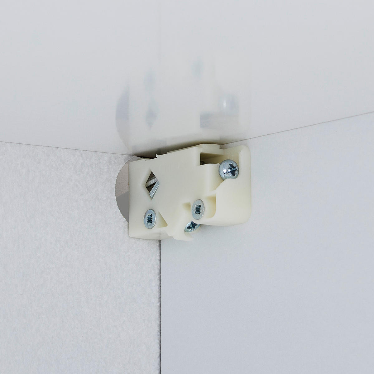 HOCHSCHRANK 41/180/41 cm  - Schwarz/Weiß, MODERN, Holzwerkstoff/Metall (41/180/41cm) - MID.YOU