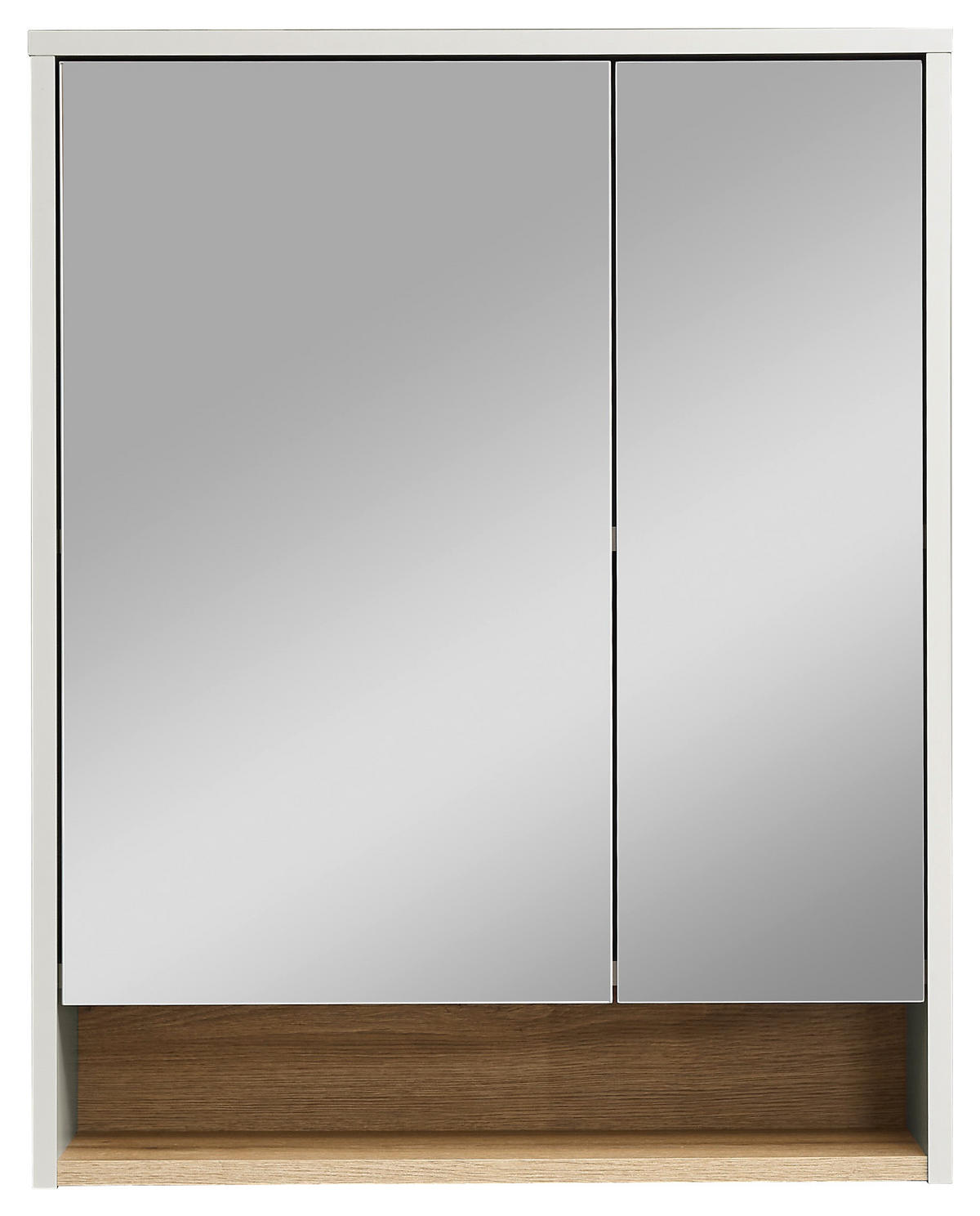 SPIEGELSCHRANK 60/75/22 cm  - Kaschmir/Eichefarben, MODERN, Glas/Holzwerkstoff (60/75/22cm) - MID.YOU