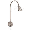 LED SVJETILJKA ZIDNA Tusa  - boje nikla, Basics, metal (8/45cm)