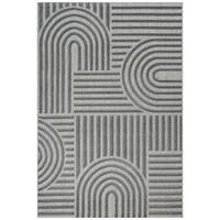 OUTDOORTEPPICH 80/150 cm Berlin Grau  - Grau, Basics, Kunststoff/Textil (80/150cm)