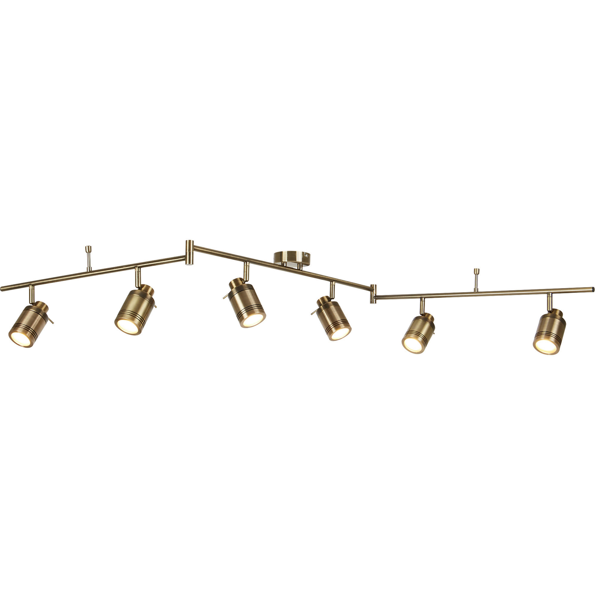 DECKENLEUCHTE Samson 19,5/13/180 cm   - KONVENTIONELL, Glas/Metall (19,5/13/180cm) - Searchlight