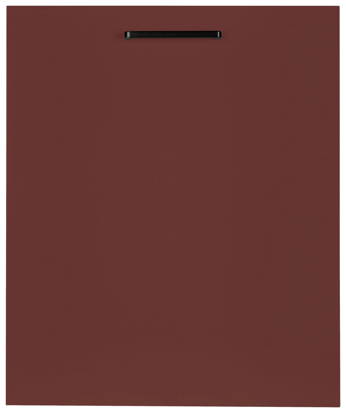 GESCHIRRSPÜLERFRONT 60/72/1,9 cm  in Rot  - Rot/Schwarz, MODERN, Holzwerkstoff/Metall (60/72/1,9cm) - Nobilia