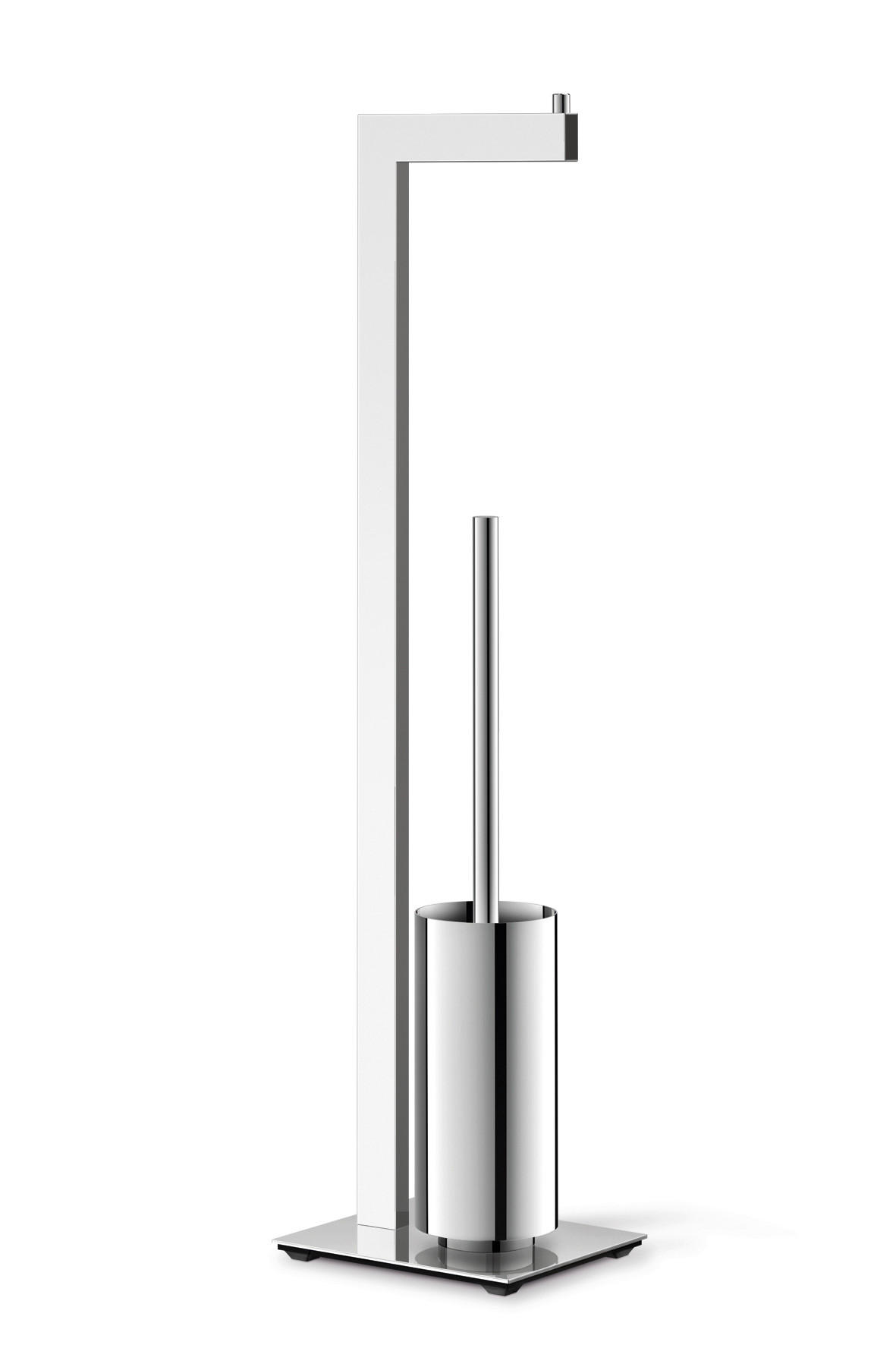 GARNITURA TOALETNE ČETKE boje oplemenjenog čelika metal LINEA - boje oplemenjenog čelika, Design, metal (15/72,5/18cm) - Zack