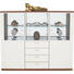 HIGHBOARD 180.0/147.9/39.1 cm - Edelstahlfarben/Nussbaumfarben, Design, Glas/Holz (180.0/147.9/39.1cm) - Invivus HIGHBOARD 180.0/147.9/39.1 cm - Edelstahlfarben/Nussbaumfarben, Design, Glas/Holz (180.0/147.9/39.1cm) - Invivus