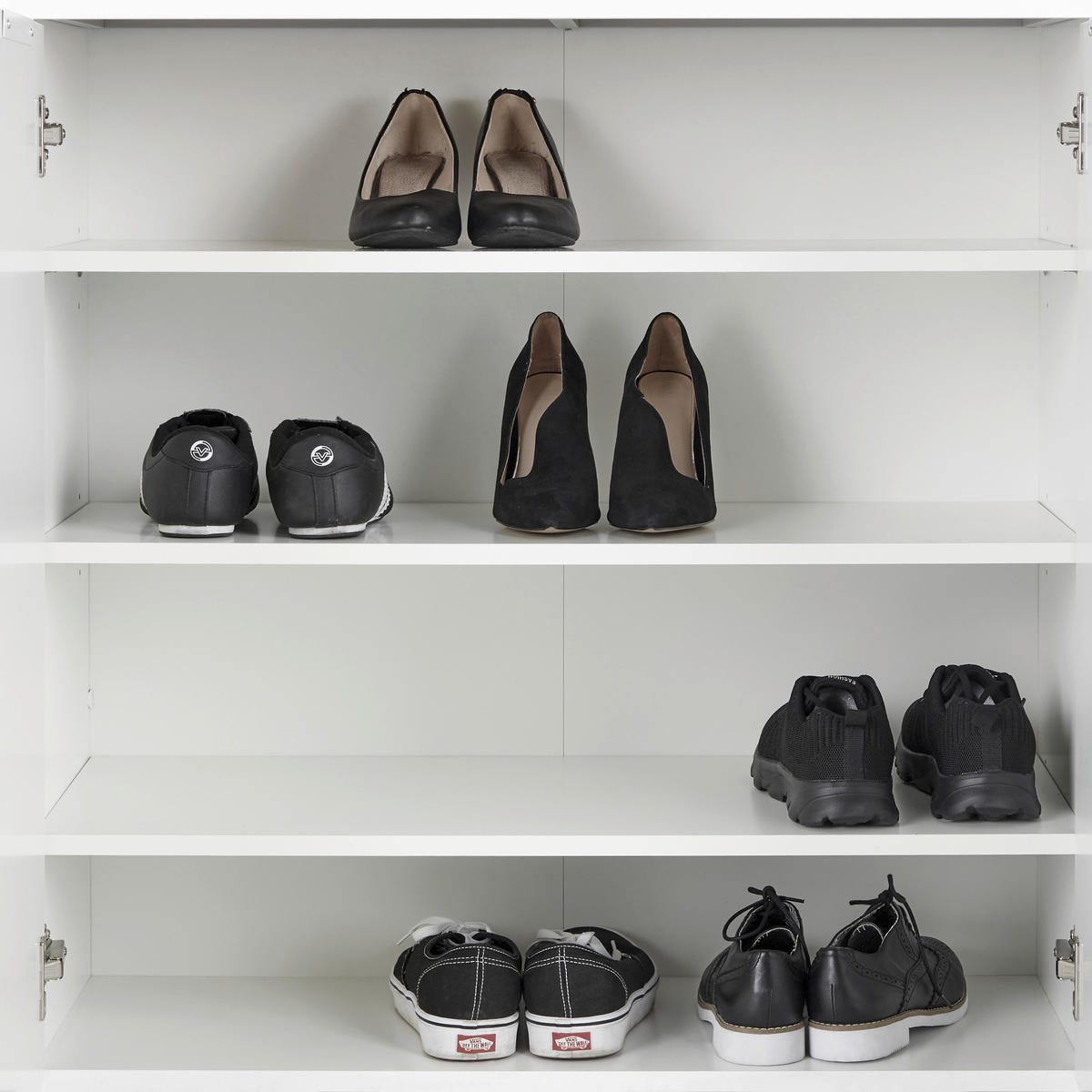 ORMAR ZA OBUĆU  bijela visoki sjaj  drvni materijal     - bijela/bijela visoki sjaj, Moderno, drvni materijal/metal (80/102/35cm) - Mömax