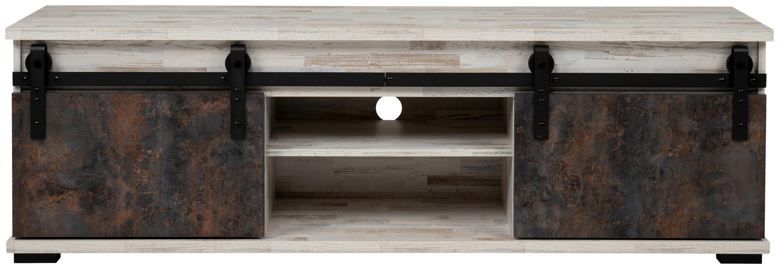 TV-ELEMENT 160/50/40 cm  - Schwarz, Basics, Holzwerkstoff/Kunststoff (160/50/40cm) - MID.YOU