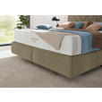 BOXSPRINGBETT 200/200 cm  in Beige  - Beige/Schwarz, Design, Kunststoff/Textil (200/200cm) - Johann Jakob