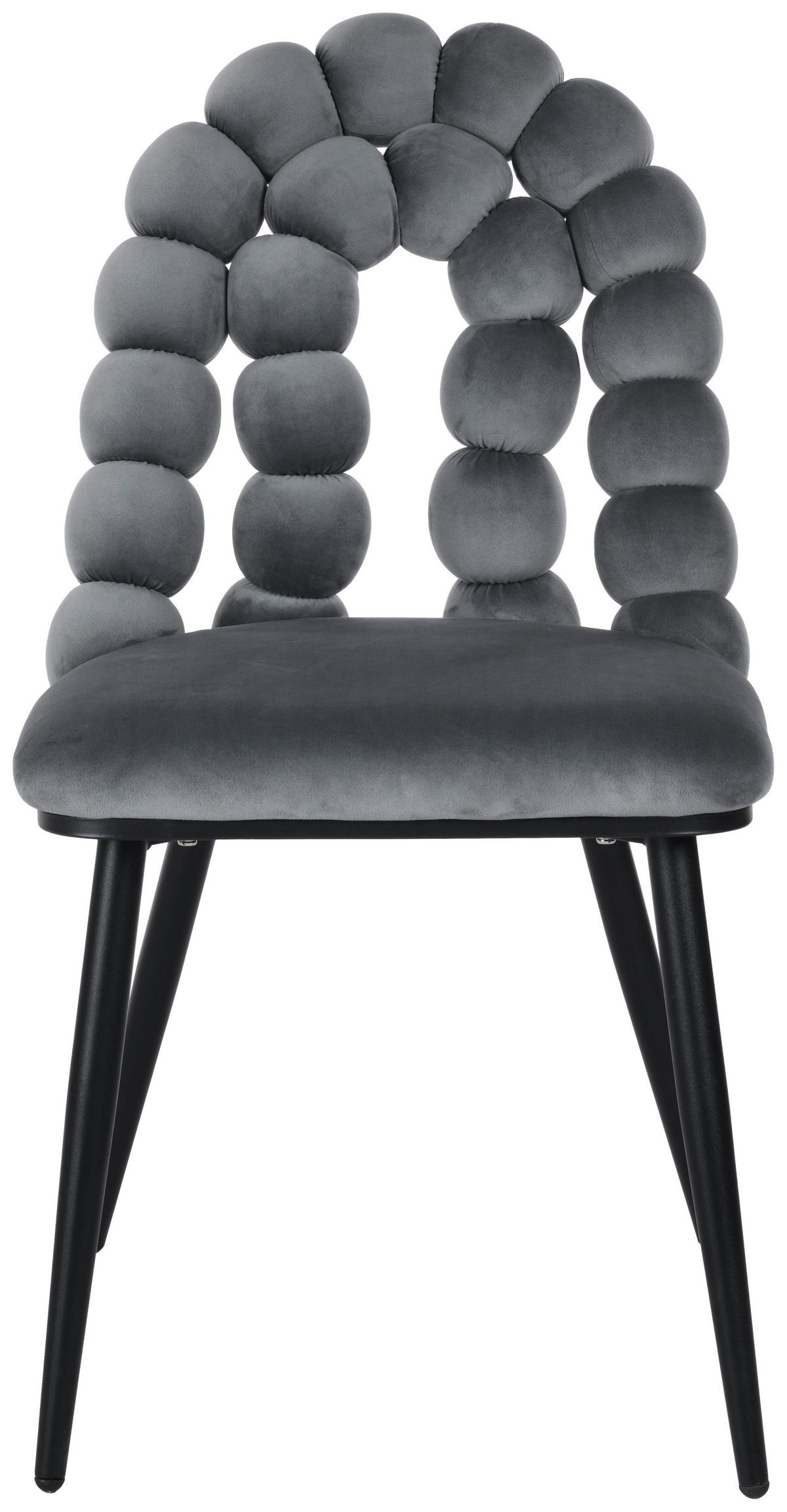 ŽIDLE, šedá - šedá/černá, Moderní, kov/dřevo (47/87/61cm) - Livetastic